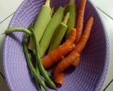 Foto langkah ke 1 dari resep Tumis Jagung muda, wortel & buncis.