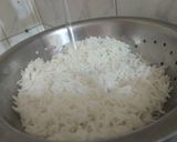 A picture of step 5 of Schezwan Fried Rice.