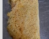 A picture of step 5 of Moong dal stuffed chilla wraps.
