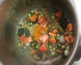 A picture of step 4 of Mint pulao.