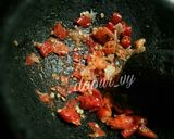 Foto langkah ke 3 dari resep SAMBEL TRIO 'BCG' Bawang Cabe Garam mix tahu (#pr_recooksambal).