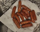 A picture of step 4 of Spaghetti & Sausage.