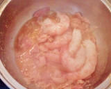 Foto del paso 4 de la receta: Espaguetis con bacon y gambas