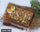 Cara Membuat Salad Tahu Saus Kacang 5