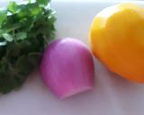 Foto del paso 2 de la receta: Filete de Pescado encostrado con Avena-Quinua, papas y Chimichurri de Mango Light a lo Carmelita