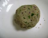 A picture of step 1 of Bajra Roti.