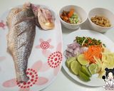รูปขั้นตอนการทำที่ 1 ของ 🐟ปลาหางกิ่วทอด​สมุนไพร​~น้ำยำมะม่วง🐟