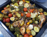 Foto langkah ke 7 dari resep Roasted Chicken with creamy sauce.