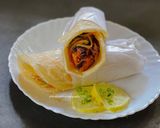 A picture of step 13 of Chicken Kathi Roll.