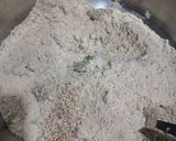 A picture of step 4 of Rajgira Farali Puri.
