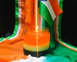 🇮🇳तिरंगा जेल कॅण्डल🕯 (tiranga gel candle recipe in marathi) रेसिपी स्टेप 7 फोटो 
