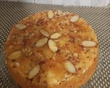 A picture of step 4 of Almond honey cake with tea.