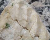 A picture of step 2 of Mozzarella garlic bread.