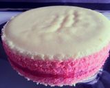 Foto langkah ke 3 dari resep Strawberry milk cake (kukus).