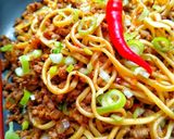 A picture of step 3 of Beef Fire Noodles 🔥.
