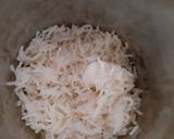 A picture of step 1 of Mutton Kebab with leftover meat and rice.