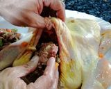 Foto del paso 3 de la receta: Pollo deshuesado relleno al horno