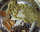 A picture of step 1 of Garam masala.