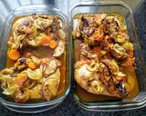 Foto del paso 5 de la receta: Traseros de pollo al horno con verduritas