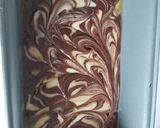 A picture of step 8 of Zebra cake.