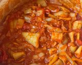 Tökös-kapros lecsó recept fázis 3 fotója