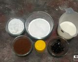 Foto langkah ke 1 dari resep Brownies Merekah Tepung Beras (Tanpa Telur).