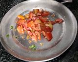 A picture of step 5 of Methi Lauki.
