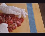 A picture of step 2 of Strawberry Yoghurt Mousse and Berry Sauce.