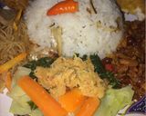 Foto langkah ke 6 dari resep Nasi liwet teri.