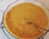 A picture of step 2 of Potato Paneer curry.