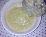 A picture of step 5 of #bakeabread# Banana bread with groundnut topping.