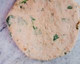 A picture of step 3 of Paneer, cheesy methi kachori.