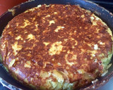 Foto del paso 10 de la receta: Tortilla de papas rellena con queso y jamón