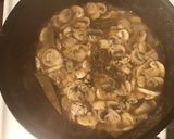 A picture of step 3 of California Farm Pickled Mushrooms.