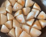 A picture of step 2 of Leftover Idli chat.