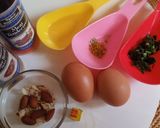 A picture of step 1 of Almond fried Egg,🍳.
