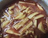 मूंगफली के खट्टे मीठे आलू (mungfali ke khatte meethe aloo recipe in Hindi) रेसिपी चरण 4 फोटो