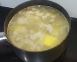 Foto del paso 2 de la receta: Crema de guisantes con jamón crujiente