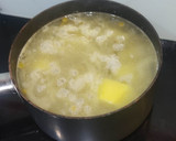 Foto del paso 2 de la receta: Crema de guisantes con jamón crujiente