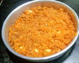 A picture of step 3 of Gajar barfi (carrot pak in pressure cooker).
