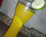 A picture of step 3 of Orange drink.