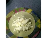 A picture of step 5 of Kesari Rasgulla.