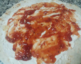 Foto del paso 2 de la receta: Rollitos de tortitas de trigo rellenos de jamón serrano