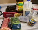 Foto del paso 1 de la receta: Fettuccini con tocino en crema de chipotle