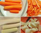 Foto del paso 1 de la receta: Crema de zanahoria con langostinos