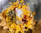 A picture of step 2 of Corn cheese nuggets.