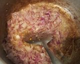 A picture of step 3 of Achari Bhindi.