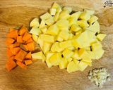 A picture of step 3 of Stir-Fried Chicken Strips with Diced Potatoes.