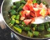Tomato ladies finger recipe step 3 photo