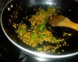 A picture of step 6 of Mirchi ka koota.